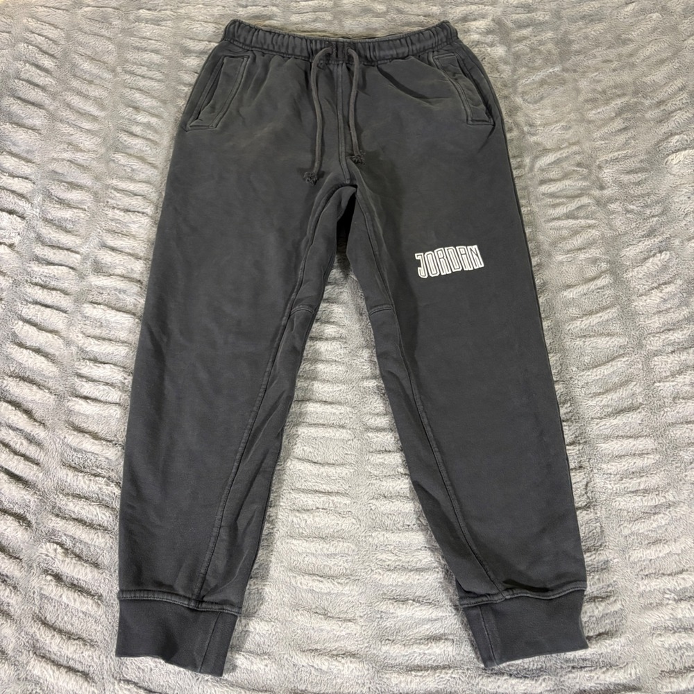 Jordan Mens Fleece Joggers Black Anthracite DV7726-010 Size M